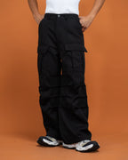 CLP Big-Pocket Crinkled Cargo Pants