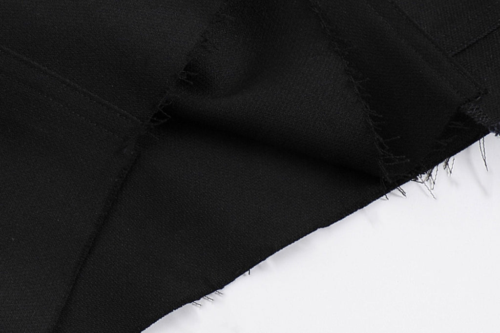 FACEONLAB Retro Pleated Raw-Edge Shorts