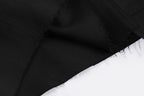 FACEONLAB Retro Pleated Raw-Edge Shorts