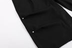 FACEONLAB Retro Pleated Raw-Edge Shorts