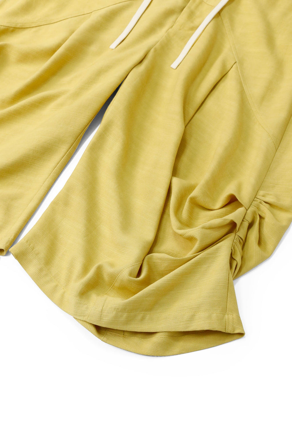RELABEL Ruched Tencel-Acetate Oversized Shorts