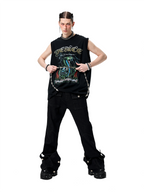 ERISSTOFF Sepultura Cobra Graphic Oversized Tank Top