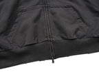 UNDERWATER Distressed Spliced Fallen Armor Zip-Up Hoodie