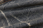FACEONLAB Grunge Distressed Straight-Leg Jeans