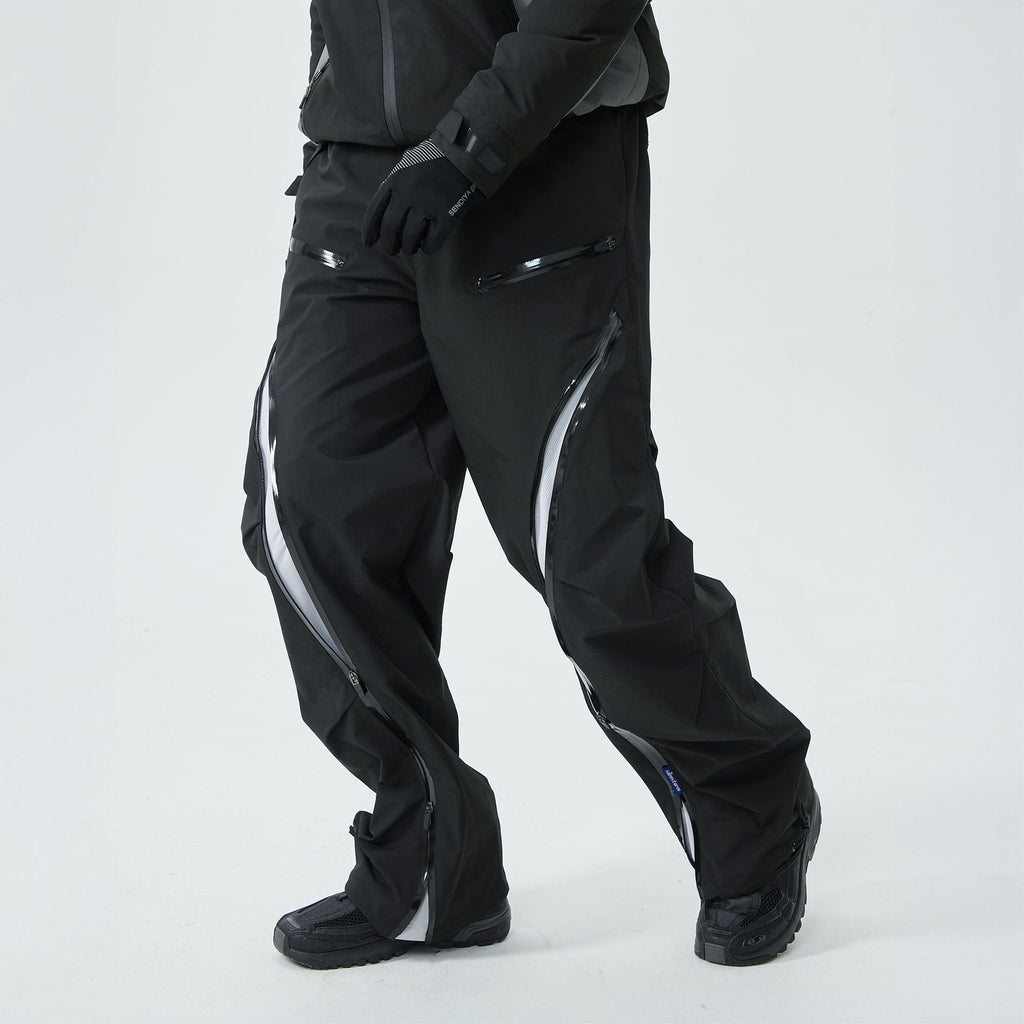 SILENSTORM Arc-Zip Crinkled Water-Repellent Utility Pants