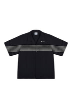 MIICHOUS Contrast Stripe Short-Sleeve Shirt
