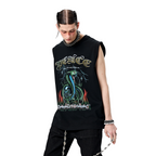 ERISSTOFF Sepultura Cobra Graphic Oversized Tank Top