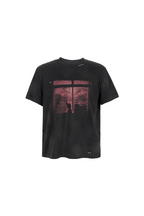 UNDERWATER Washed Distressed Graphic T-Shirt