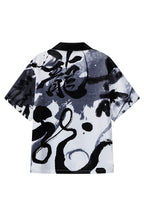 RTVG Dragon Calligraphy Cuban Half Shirt