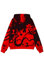 RTVG Calligraphy Full-Print Zip-Up Hoodie