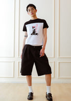 KADAKADA Punk Pup Graphic Spliced T-Shirt