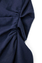 RELABEL Tencel-Acetate Ruched Oversized Shorts