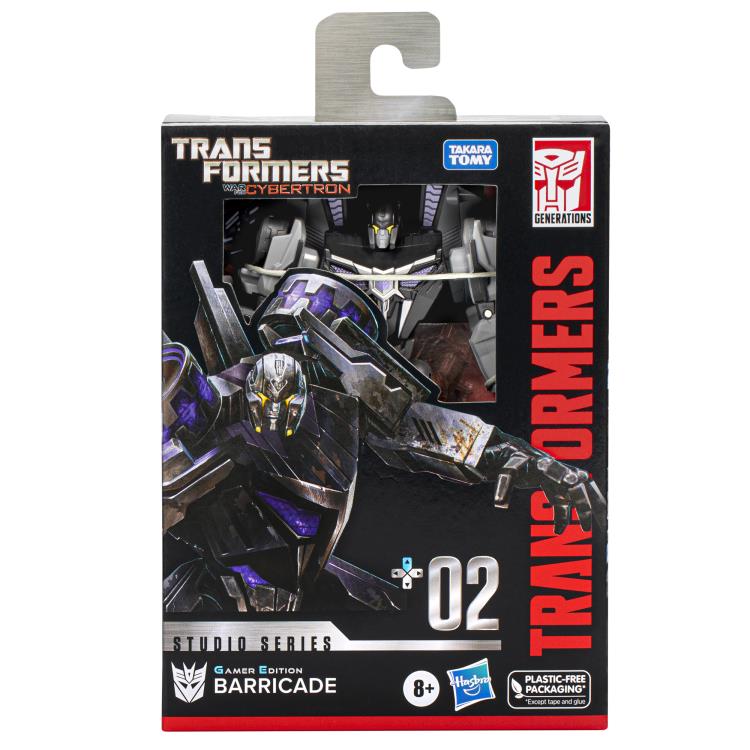 Transformers Studio Series Gamer Edition War For Cybertron #02 Deluxe Barricade Action Figure