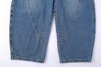 CLP Spliced Big-Pocket Curved Jeans