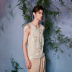 JIECHI Bamboo Embroidered Tank Top
