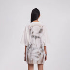 DAMAGE ASIA Skeleton Corset Full-Print T-Shirt