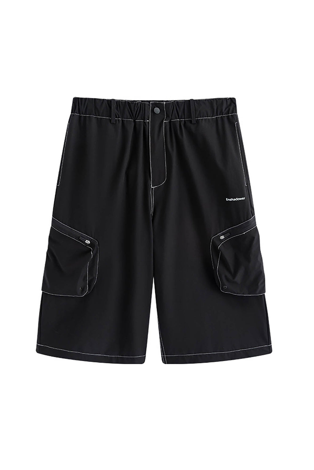 ENSHADOWER Stitched Multi-Pocket Cargo Shorts
