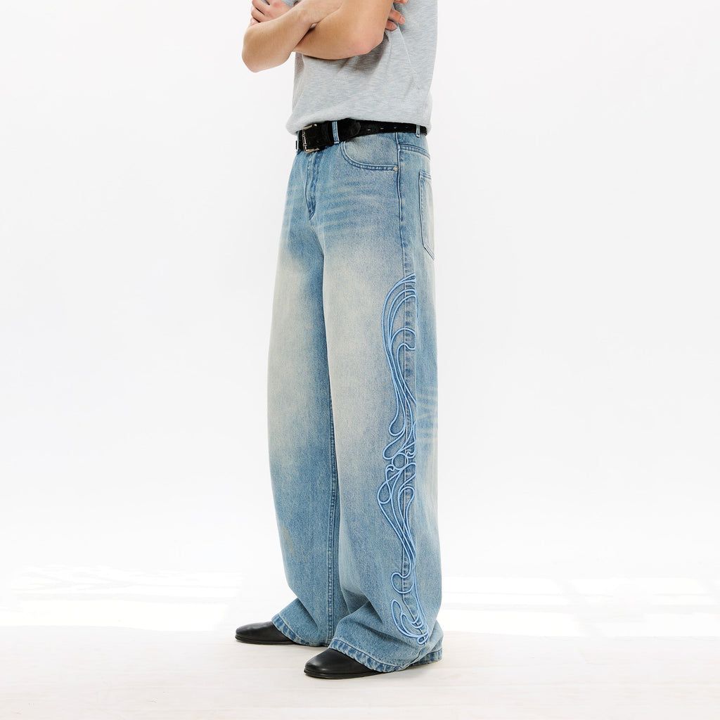 KREATE Totem Embroidered Jeans