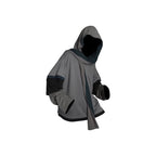 RELABEL Triple-Layer Detachable Striped Hood Long-Sleeve Tee Green