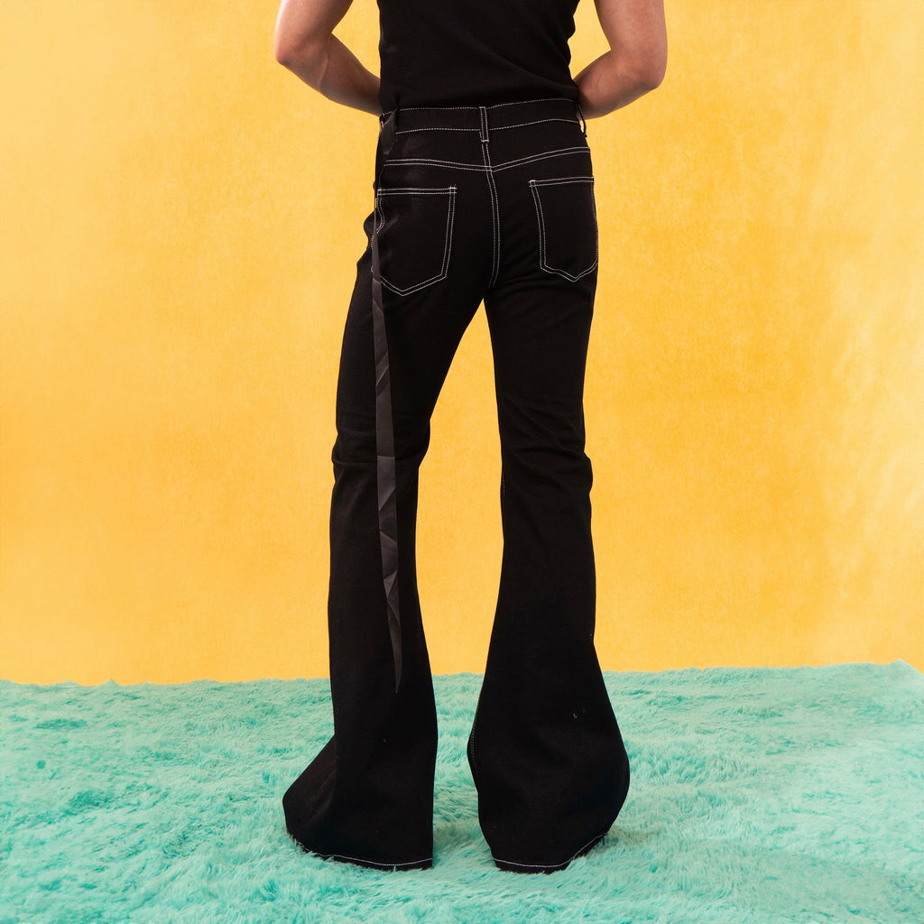 CLP Retro Stitch Ribbon Flared Jeans