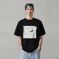 ORGANIC EMOTION Script Patchwork Sorona T-Shirt