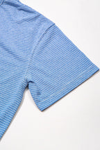 LEONSENSE Classical Striped Tie-Neck T-Shirt