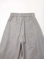 LEONSENSE Pleated Tencel Oversized Curved Pants