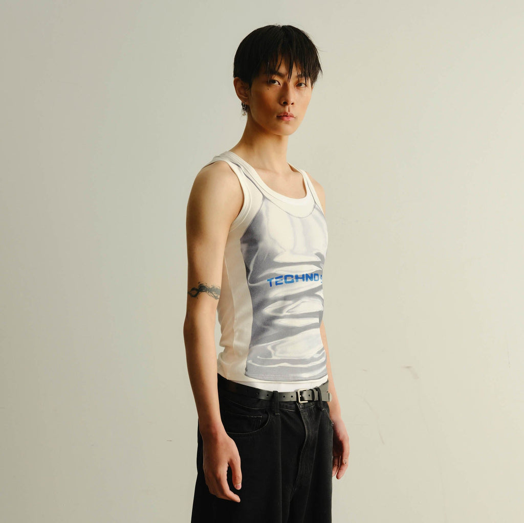 KADAKADA Technoboy Faux-Layer Tank Top