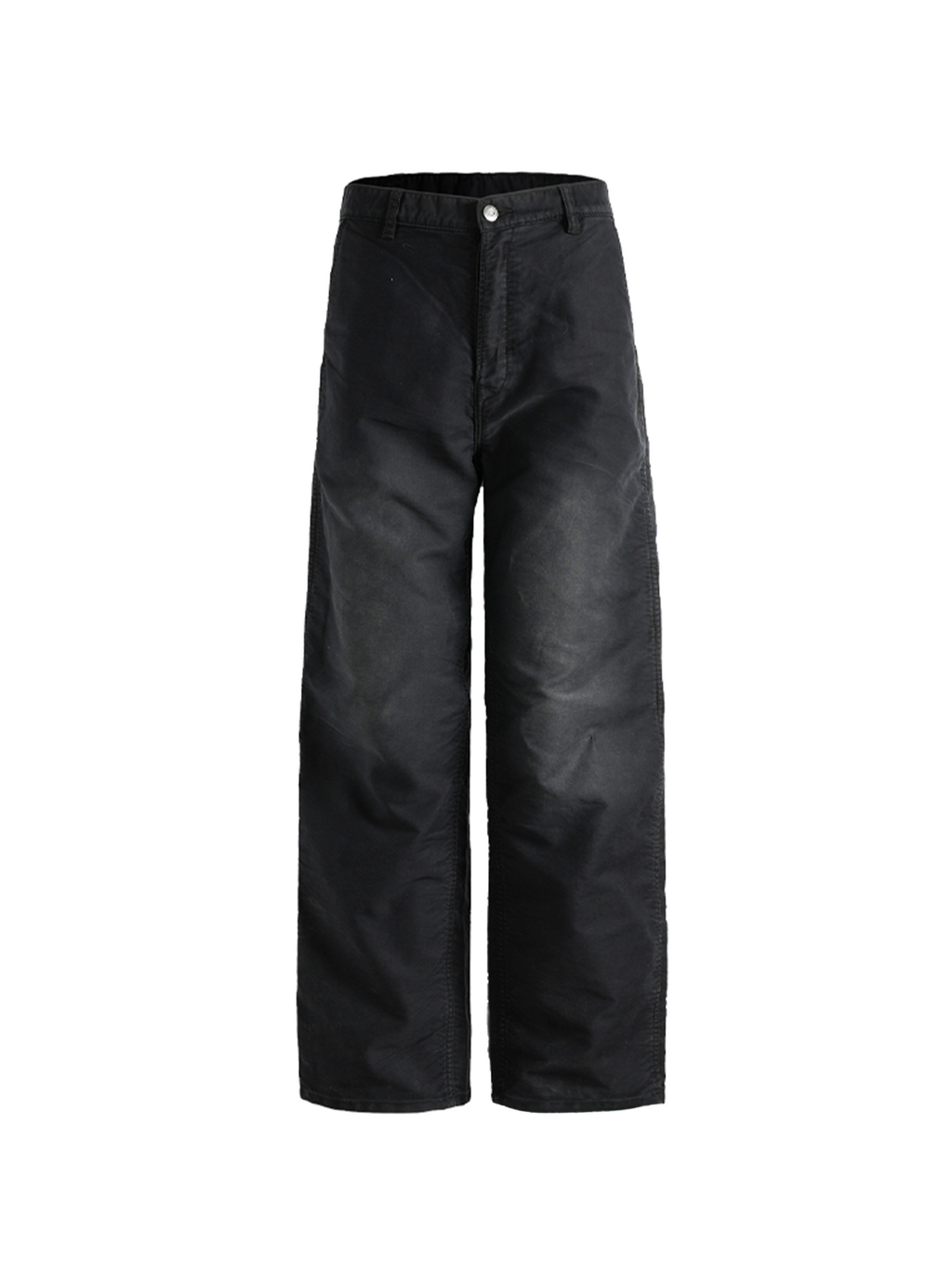 PMW Retro Washed Crinkled Wide-Leg Jeans