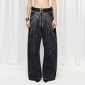 DND4DES×Faychui Radiant Diamond Wide-Leg Jeans