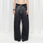 DND4DES×Faychui Radiant Diamond Wide-Leg Jeans
