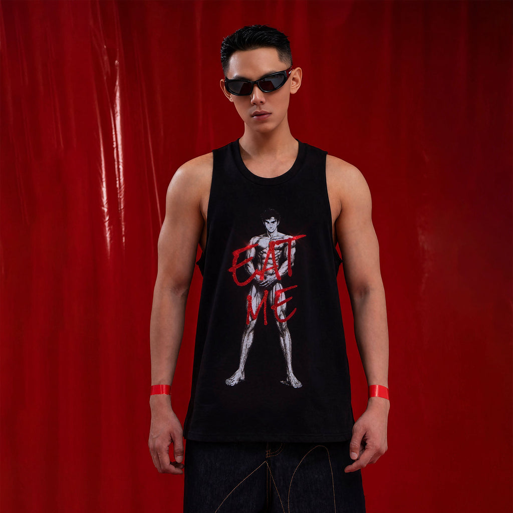 CLP Diamond Eat Me Graphic Tank Top