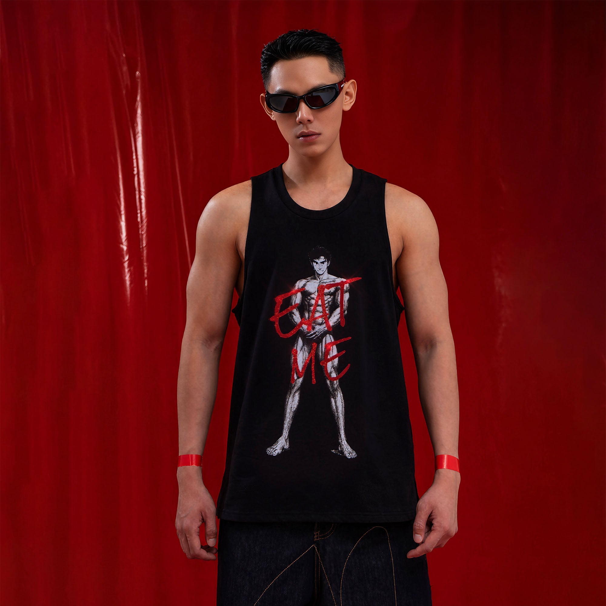 CLP Diamond Eat Me Graphic Tank Top
