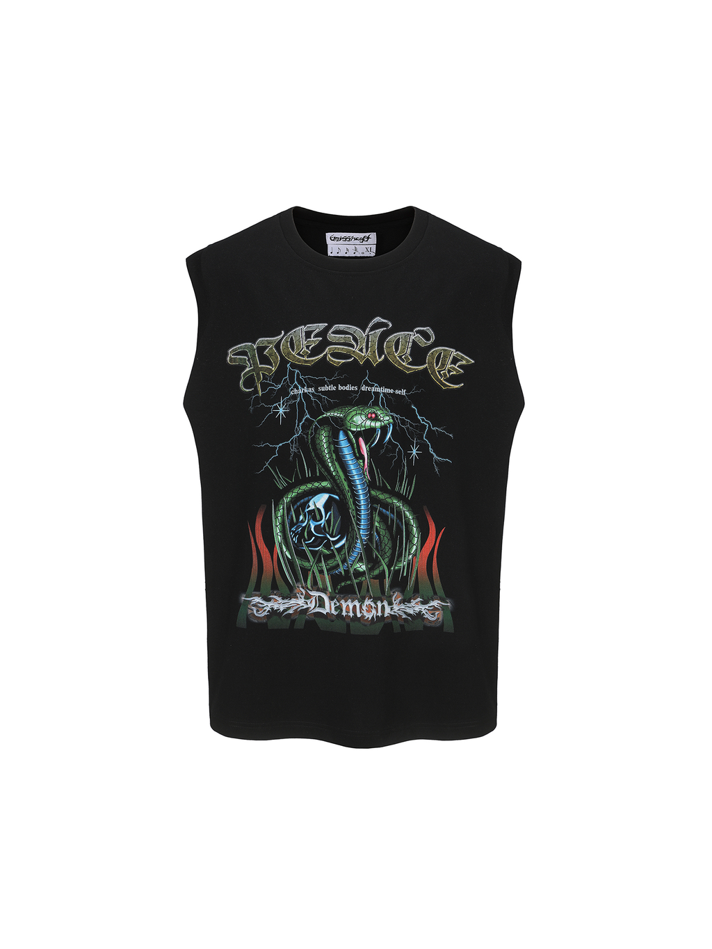 ERISSTOFF Sepultura Cobra Graphic Oversized Tank Top
