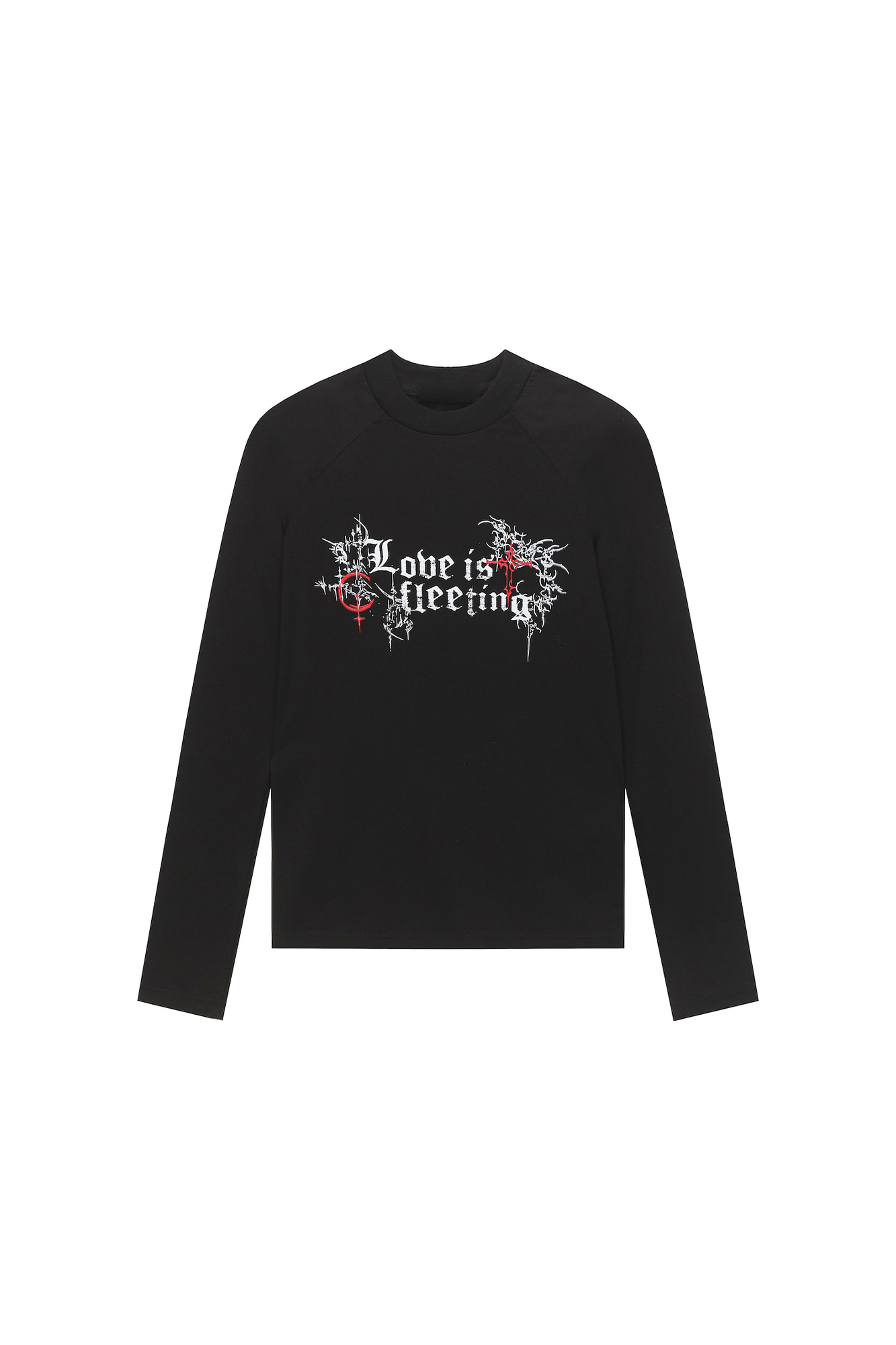 CLP Gothic Graphic Fitted Long Sleeve Tee