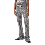 CYCYCY Serpentine Graphic Flared Jeans
