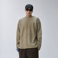 F2CE Distressed Panel-Stitched Long-Sleeve Tee