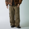 F2CE Asymmetrical Crinkled Cargo Pants