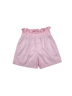 KADAKADA Retro Striped Ruffle-Waist Layered Shorts