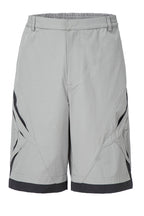 F2CE Contrast Panel Cut-Out Knee Shorts