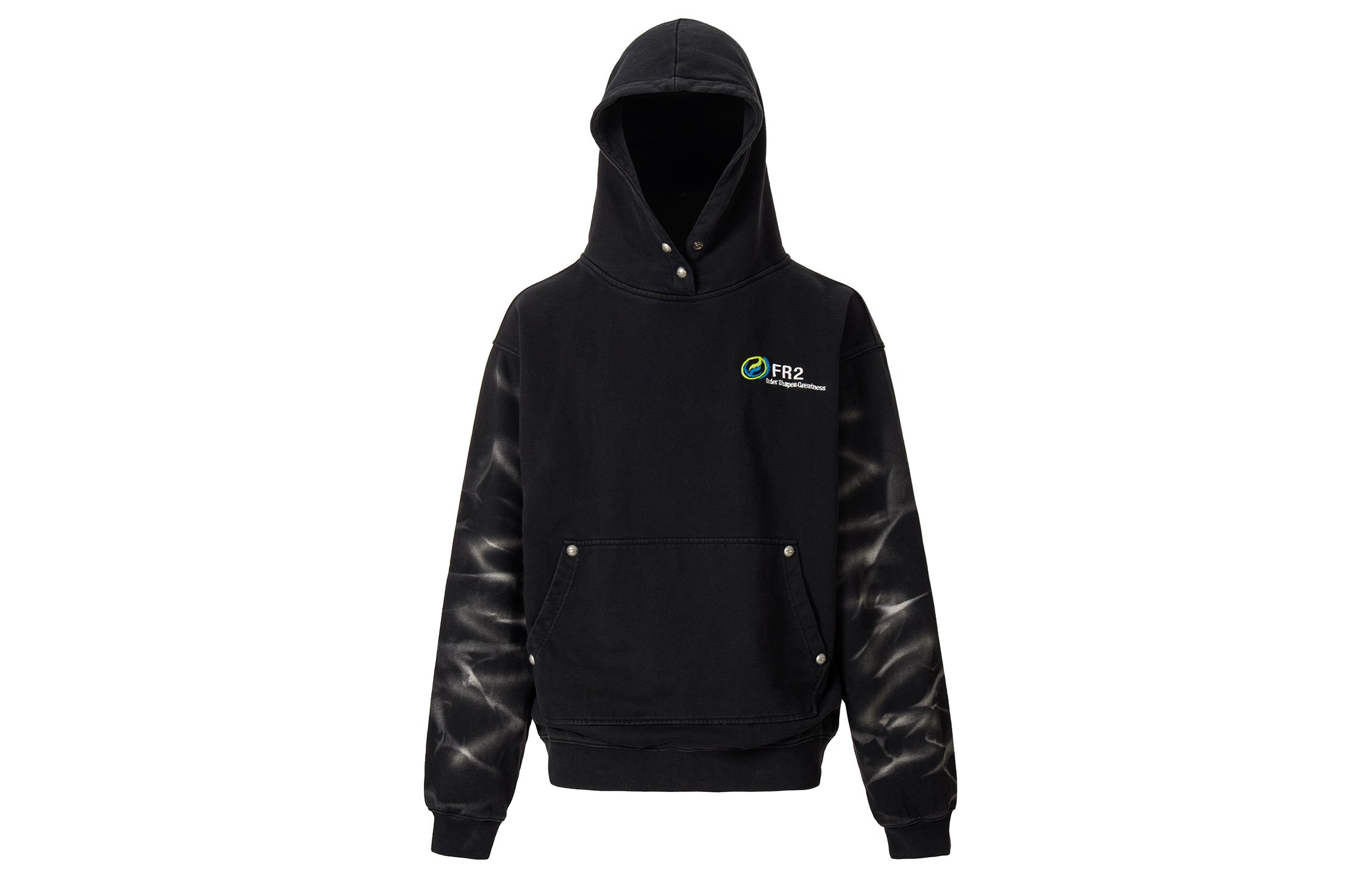 F2CE Tie-Dye Embroidered LOGO Hoodie