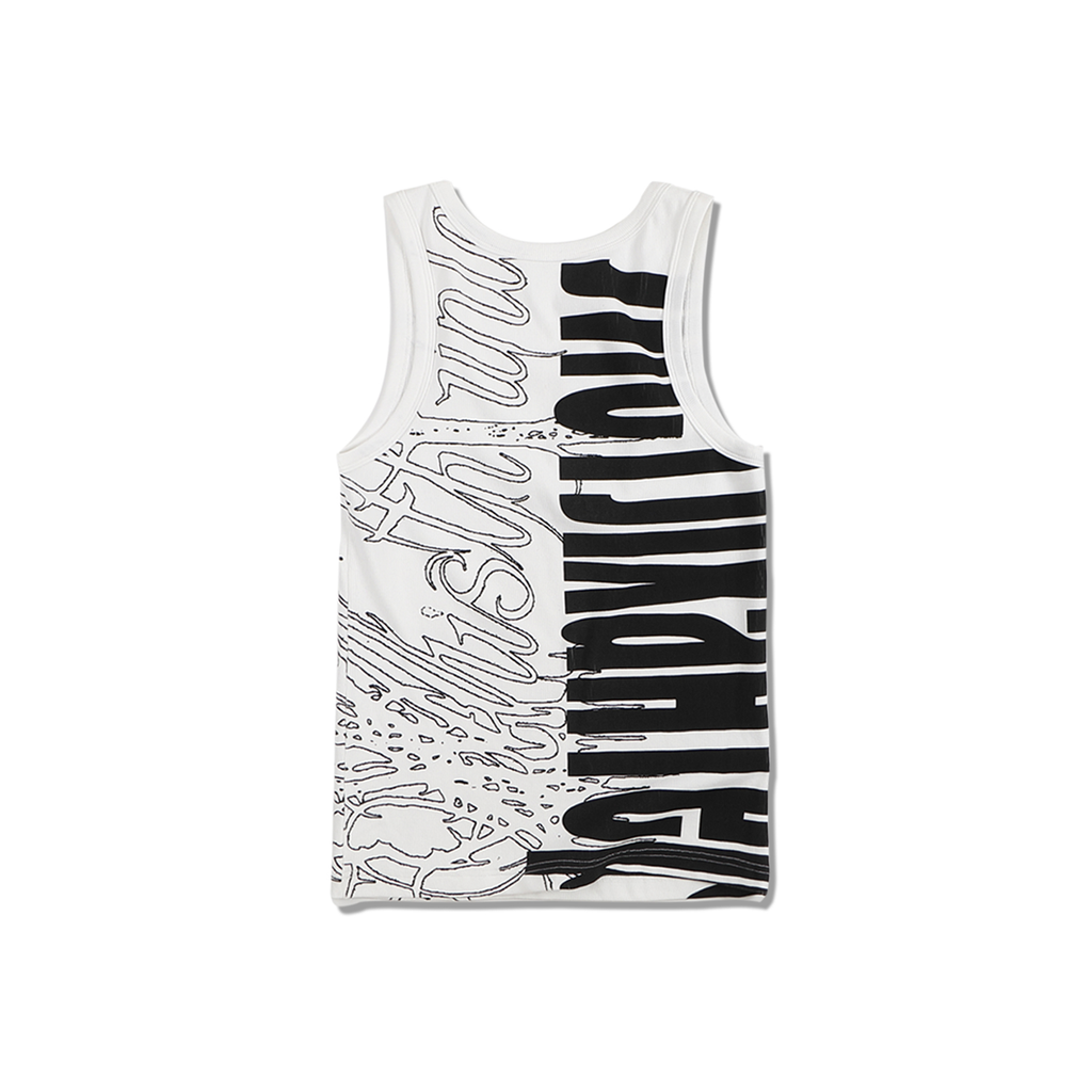 WHISTLEHUNTER Graffiti Ribbed Tank Top