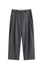 FACEONLAB Essential Wool-Blended Pleated Trousers
