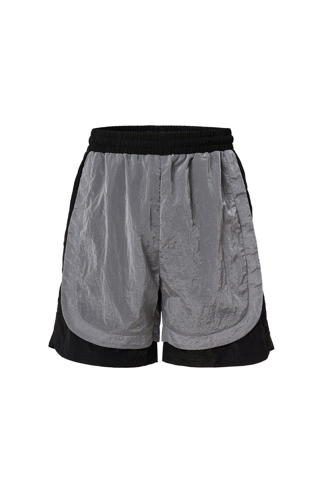 F2CE Metallic Nylon Panel Shorts