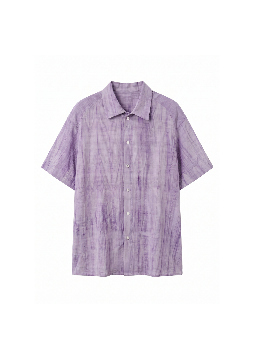 GRAINMUSTARD Crinkled Linen-Cotton Half Shirt