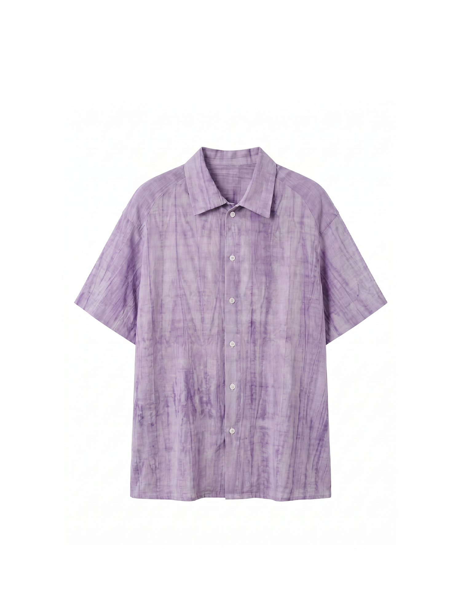 GRAINMUSTARD Crinkled Linen-Cotton Half Shirt