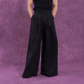 CLP Striped Pleated Wide-Leg Trousers