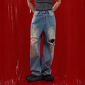 CLP Distressed Ripped Brushed Jeans