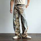 NEIGBORL Retro Washed Camo Jeans