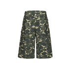 CYCYCY Camo Wide-Leg Cargo Shorts